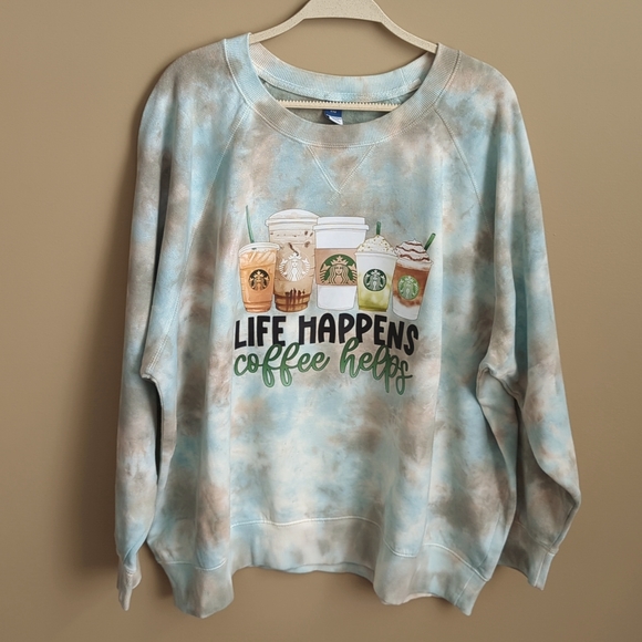 Women's XXL Starbucks Coffee sweatshirt NWT - Picture 1 of 4